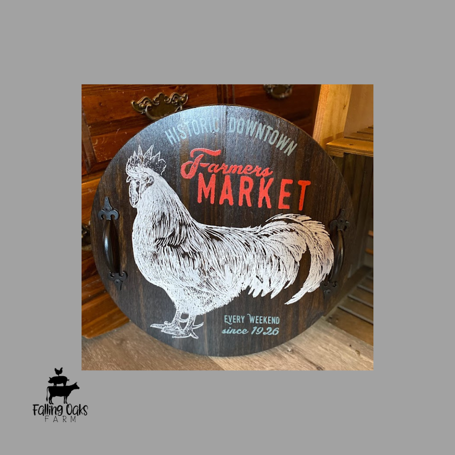 Rooster Serving Board