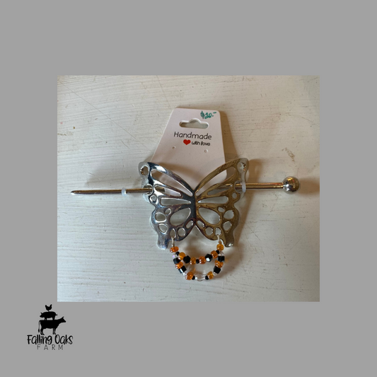 Metal Butterfly Hairpin